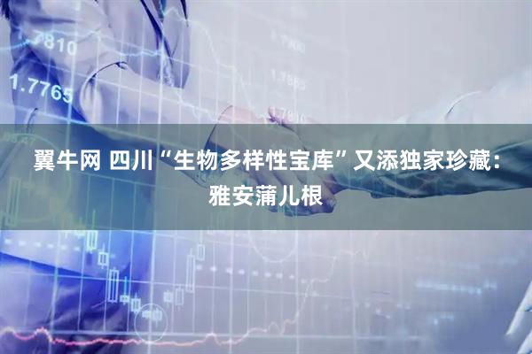 翼牛网 四川“生物多样性宝库”又添独家珍藏：雅安蒲儿根