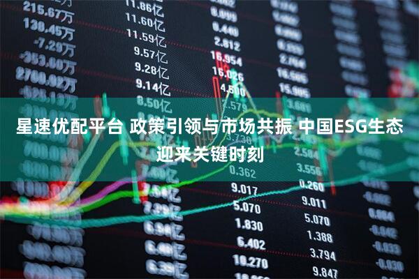星速优配平台 政策引领与市场共振 中国ESG生态迎来关键时刻