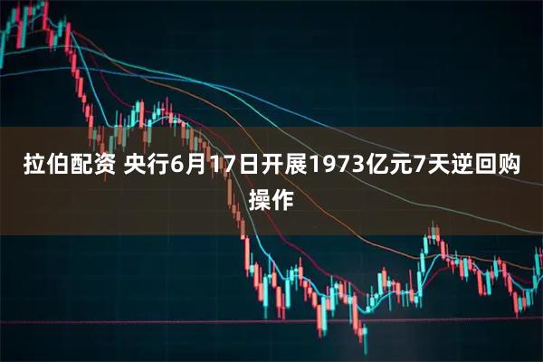 拉伯配资 央行6月17日开展1973亿元7天逆回购操作