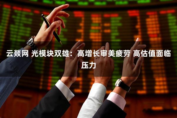 云燚网 光模块双雄：高增长审美疲劳 高估值面临压力
