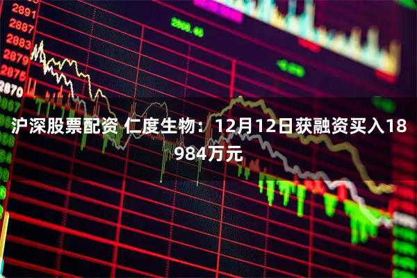 沪深股票配资 仁度生物：12月12日获融资买入18984万元